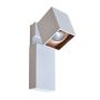 Italux ARAVENA WLB073/5W 4000K WH+GO Nástěnná lampa 1x5W/LED 450LM