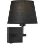 Italux NORTE WL-1122-1-A-BM-RO-BL Nástěnná lampa 1x60W/E27 IP20