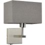 Italux NORTE WL-1122-1-A-SN-RC-GR Nástěnná lampa 1x60W/E27 IP20
