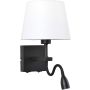 Italux NORTE WL-1122-2-BL-BM-RO-WH Nástěnná lampa 2x60W, 3W/E27, LED 3000K 350LM IP20