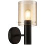 Italux SARDO RAIN WL-5581-1A-BK+RNAMB Nástěnná lampa 1x40W/E27 IP20