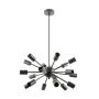 Zuma Line MANDI A8181-18-MBK Závěsná lampa 18x40W/E27 IP20