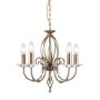 Elstead Lighting AEGEAN AG5-AGED-BRASS Lustr 5x60W/E14