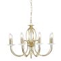 Elstead Lighting AEGEAN AG8-POL-BRASS Lustr 8x60W/E14
