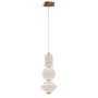 Elstead Lighting Bijou ALM-BIJOU-P3-GD Závěsná lampa 1x20W/LED 3000K 1060lm IP20