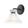 Elstead Lighting Halston ALM-HALSTON-1WB-BK Nástěnná lampa 1x40W/E14 IP20