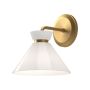 Elstead Lighting Halston ALM-HALSTON-1WB-GD Nástěnná lampa 1x40W/E14 IP20