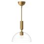 Elstead Lighting Jude ALM-JUDE-P-GD-CL Závěsná lampa 1x60W/E27 IP20