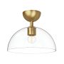 Elstead Lighting Jude ALM-JUDE-SF-GD-CL Stropní lampa 1x60W/E27 IP20