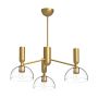 Elstead Lighting Jude ALM-JUDE3-GD-CL Lustr 3x60W/E27 IP20