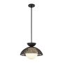 Elstead Lighting Perth ALM-PERTH-P-BK Závěsná lampa 1x60W/E27 IP20