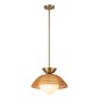 Elstead Lighting Perth ALM-PERTH-P-GD Závěsná lampa 1x60W/E27 IP20
