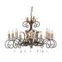 Elstead Lighting AMARILLI AML10-BRONZE Lustr 10x60W/E14
