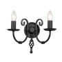 Elstead Lighting ARTISAN ART2-BLACK Nástěnná lampa 2x60W/E14