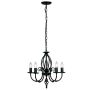 Elstead Lighting ARTISAN ART5-BLACK Lustr 5x60W/E14