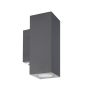 Norlys SANDVIK 1732GR Nástěnná lampa 2x8W/LED 3000K 1512LM IP65