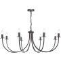 Dar Lighting Becca BEC0822 Lustr 8x40w/e14
