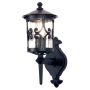Elstead Lighting HEREFORD BL10-BLACK Nástěnná lampa 1x60W/E27 IP23