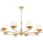 Dar Lighting Bombazine BOM0835 Lustr 8x40w/e14