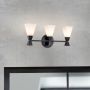 Elstead Lighting Bowtie BOWTIE-3-MB Nástěnná lampa 3x3 W/G9 3000 K 900 lm ip44