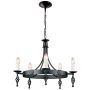 Elstead Lighting BELFRY BY5-BLACK Lustr 5x60W/E14