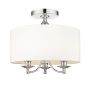 Cosmolight ABU DHABI C03466CH-WH Stropní lampa 3x40W/E14
