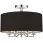 Cosmolight ABU DHABI C05428CH-BK Stropní lampa 5x40W/E14