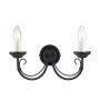 Elstead Lighting CHARTWELL CH2-BLACK Nástěnná lampa 2x60W/E14