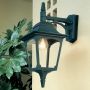 Elstead Lighting CHAPEL CP2-BLACK Nástěnná lampa 1x60W/E27 IP44