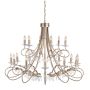 Elstead Lighting CHRISTINA CRT18-SIL-GOLD Lustr 18x60W/E14