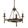 Elstead Lighting CROMWELL CW3-OLD-BRZ Lustr 3x60W/E14