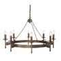 Elstead Lighting CROMWELL CW8-OLD-BRZ Lustr 8x60W/E14