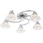 Dar Lighting Dilys DIL5450 Stropní lampa 5x5w/g9 ip20