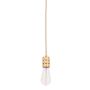 Italux MILLENIA DS-M-010-03 GOLD Závěsná lampa 1x60W/E27