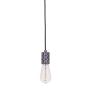 Italux MILLENIA DS-M-010-03 MATT BLACK Závěsná lampa 1x60W/E27 IP20