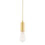 Italux MODERNA DS-M-038 GOLD Závěsná lampa 1x60W/E27