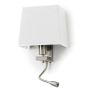 Novolux FIRENZE 507A-Y05X1B-35 Nástěnná lampa 2x60W, 3W/E27, LED 240LM IP20