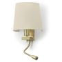 Novolux FIRENZE 507F-Y05X1B-46 Nástěnná lampa 2x60W, 3W/E27, LED 240LM IP20