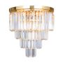 Zuma Line AMEDEO FC17106/4+1-GLD Stropní lampa 5x40W/E14