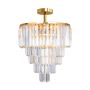 Zuma Line AMEDEO FC17106/6+3+1-GOLD+CL Stropní lampa 10x40W/E14 IP20