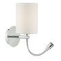 Dar Lighting FETA FET0750 Rameno na stěnovou lampu 1x60W/E27+1x1W/LED IP20