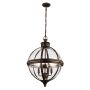Feiss ADAMS FE-ADAMS-4P-BRZ Závěsná lampa 4x60W/E14