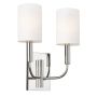Feiss BRIANNA FE-BRIANNA2-PN Nástěnná lampa 2x60W/E14