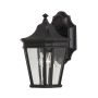 Feiss COTSWOLD LANE FE-COTSLN2-S-BK Nástěnná lampa 1x60W/E27 IP44