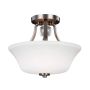Feiss EVINGTON FE-EVINGTON-SF-SN Stropní lampa 2x60W/E27