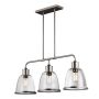 Feiss HOBSON FE-HOBSON-3P-SN Závěsná lampa 3x75W/E27