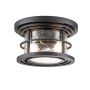 Feiss Lighthouse FE-LIGHTHOUSE-F-BLK Plafon 2x40W/E27 IP44