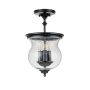 Feiss Pickering Lane FE-PICKERING-LANE-SF-BLK Stropní lampa 3x40 W/E14
