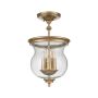 Feiss Pickering Lane FE-PICKERING-LANE-SF-PNBR Stropní lampa 3x40 W/E14