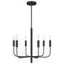 Generation Lighting Brianna FE-BRIANNA6-BK Lustr 6x60W/E14